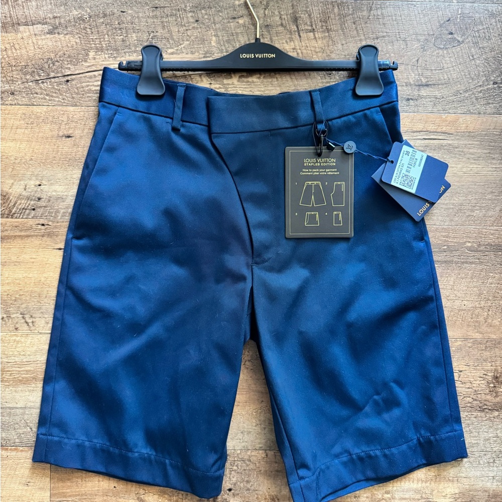 LOUIS VUITTON SLIM COTTON CHINO SHORTS